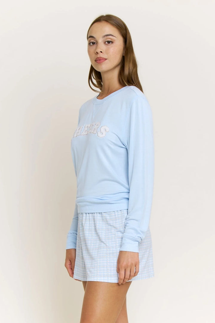 Ivy Houndstooth Sugar Sweetheart Shortie Set