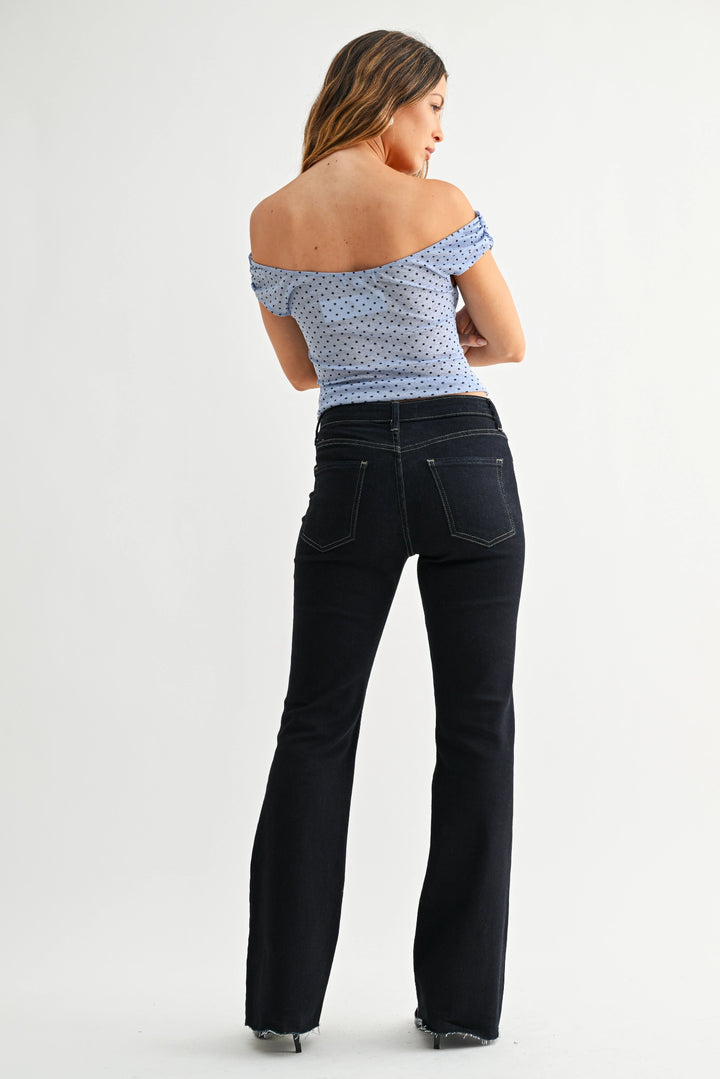 Scissor Cut Flare Jean