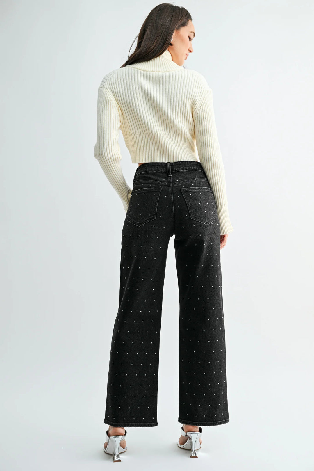 Vintage Rhinestone Straight Jean