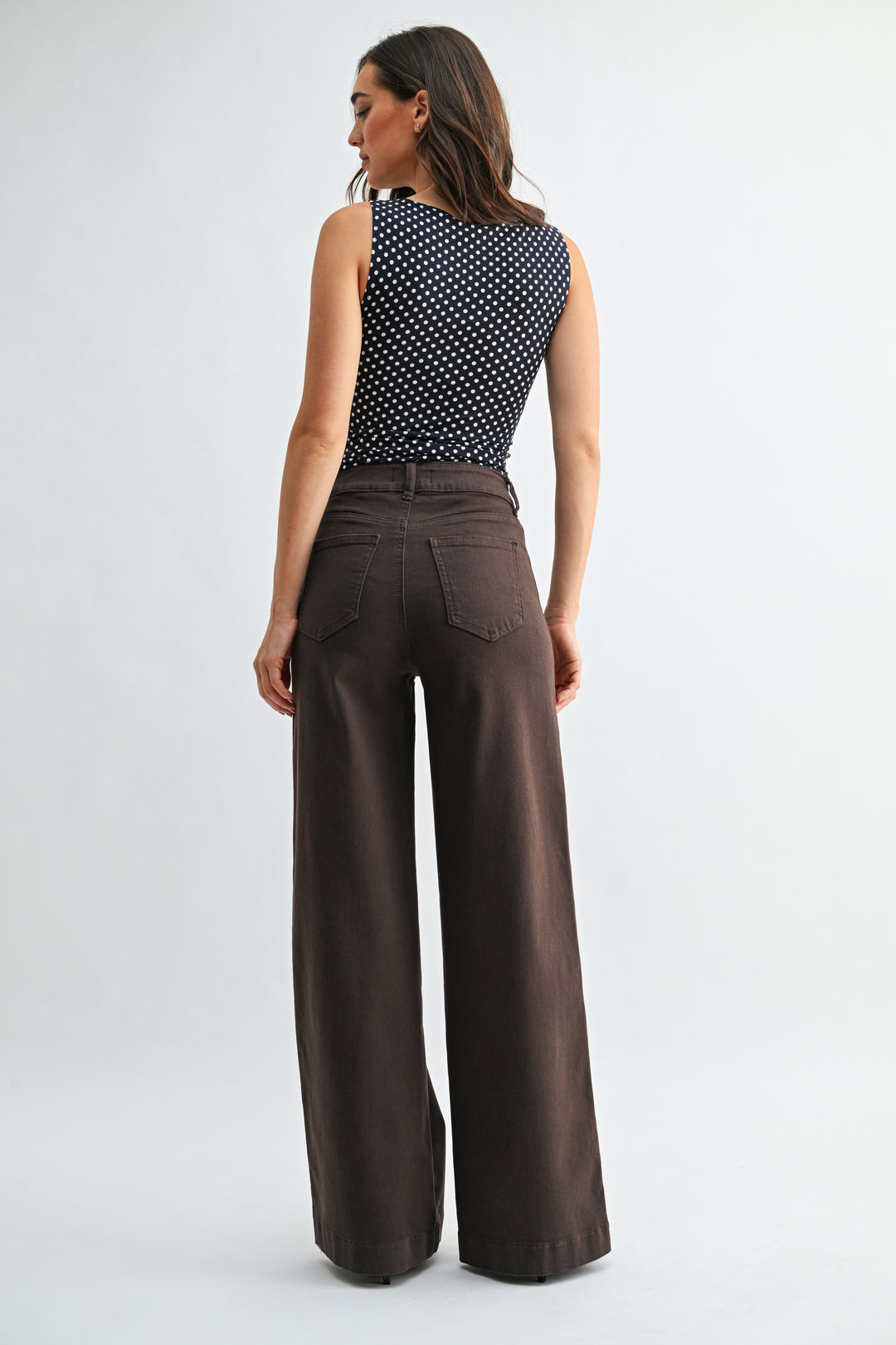 High Rise Wide Leg Jean
