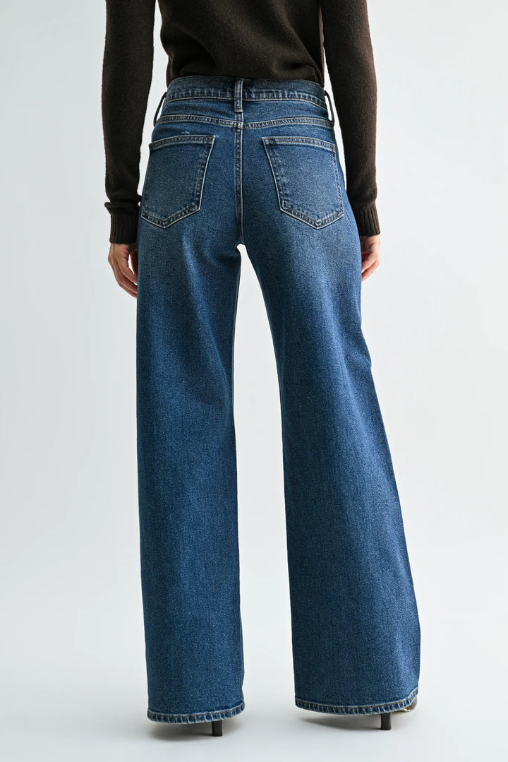 Twist Seam Wide Leg Jean
