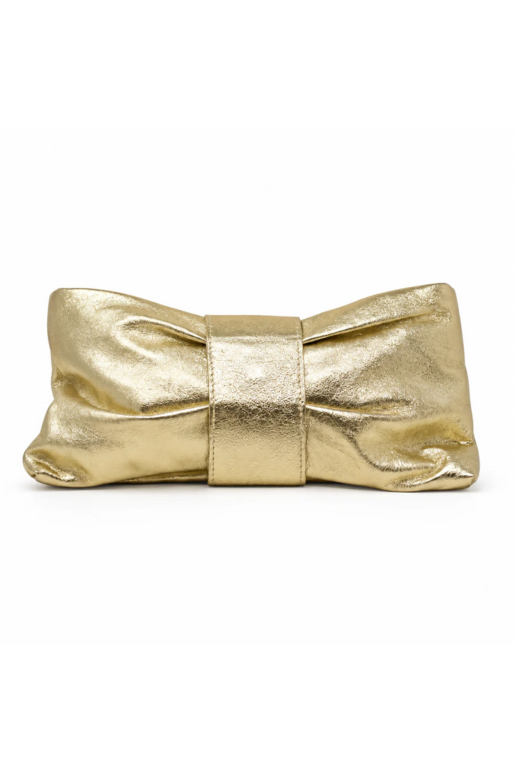 Large Leather Bow Bag