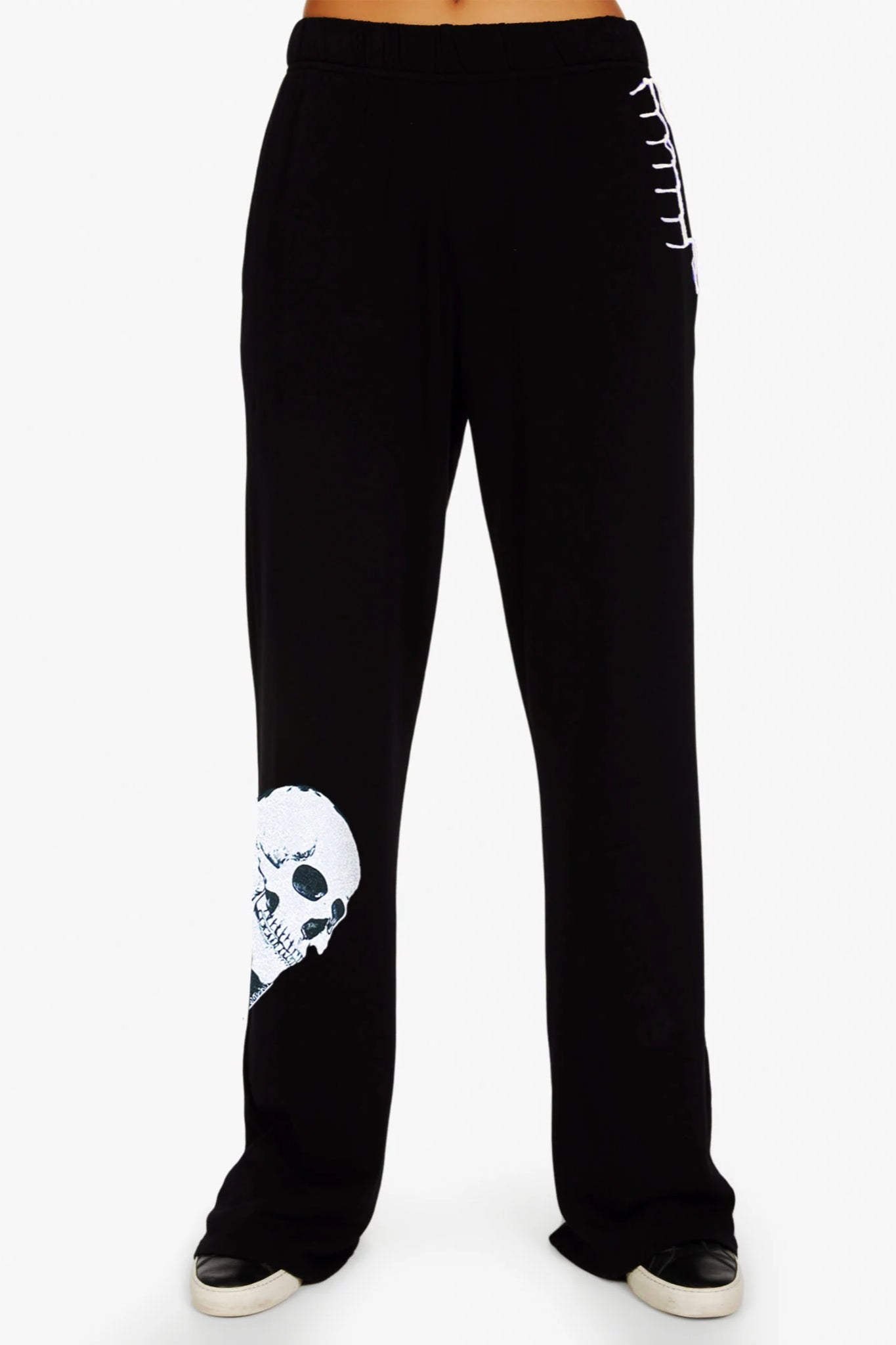 Lauren Moshi Juvia Skull Heart Black M