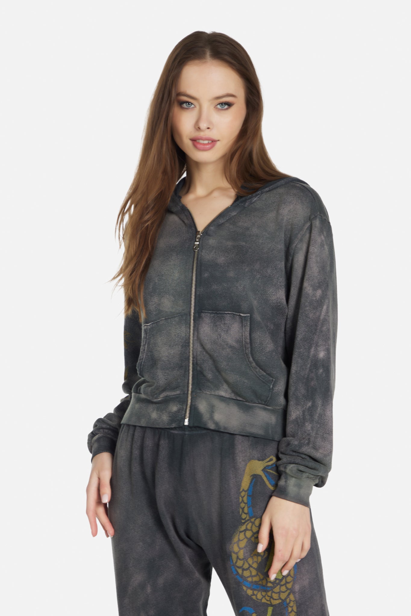 Lachelle Zip Lightning Hoodie