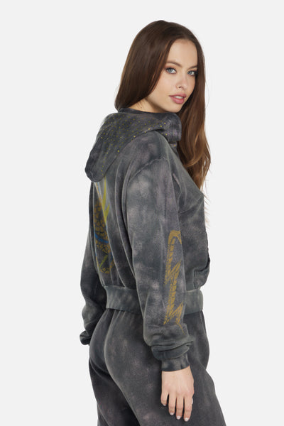 Lachelle Zip Lightning Hoodie