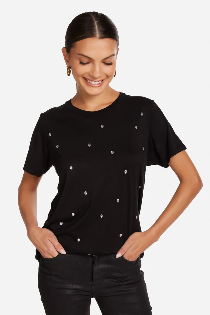 Wolf Crystal Skull Tee