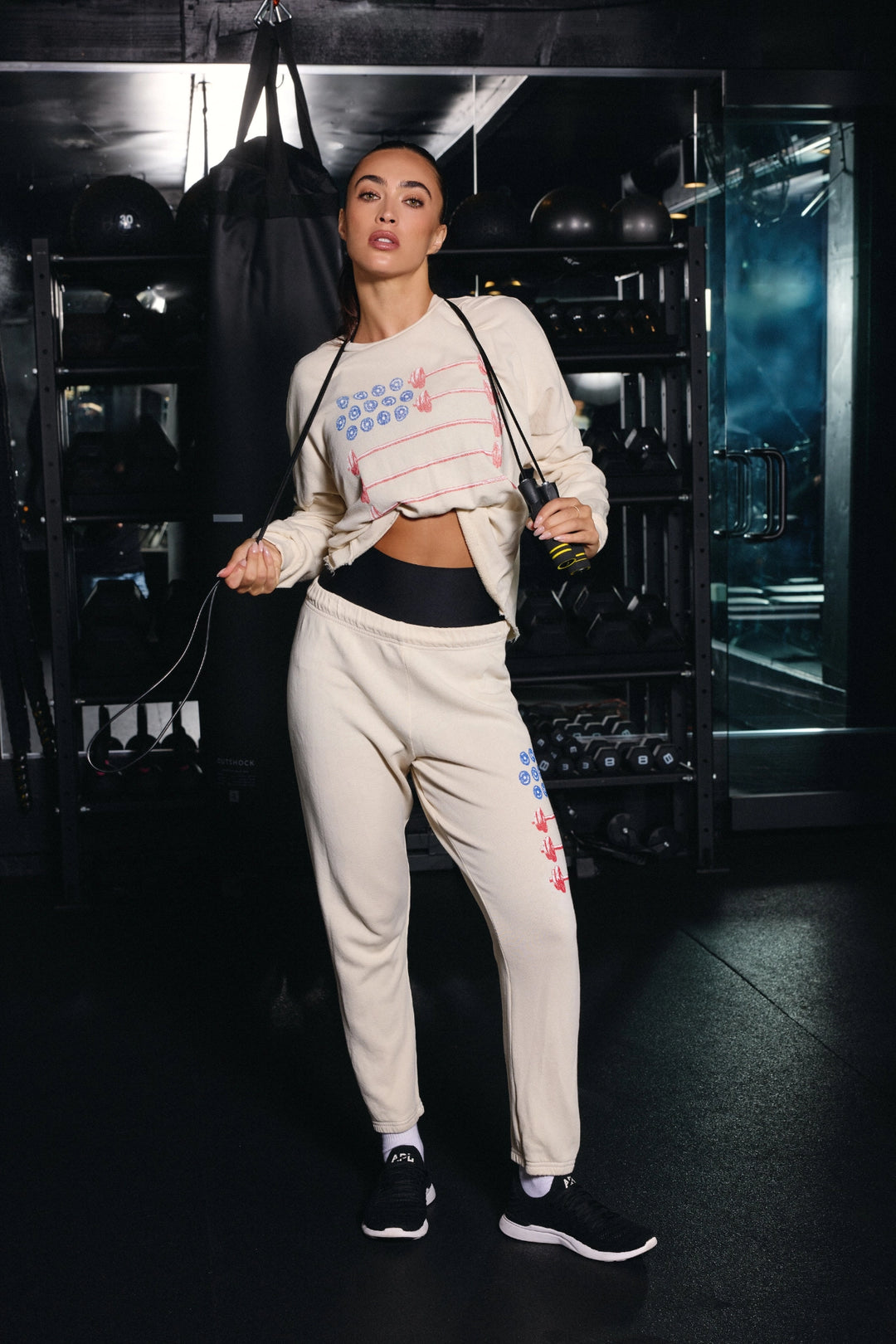 Zyla Barbell Flag Sweatshirt