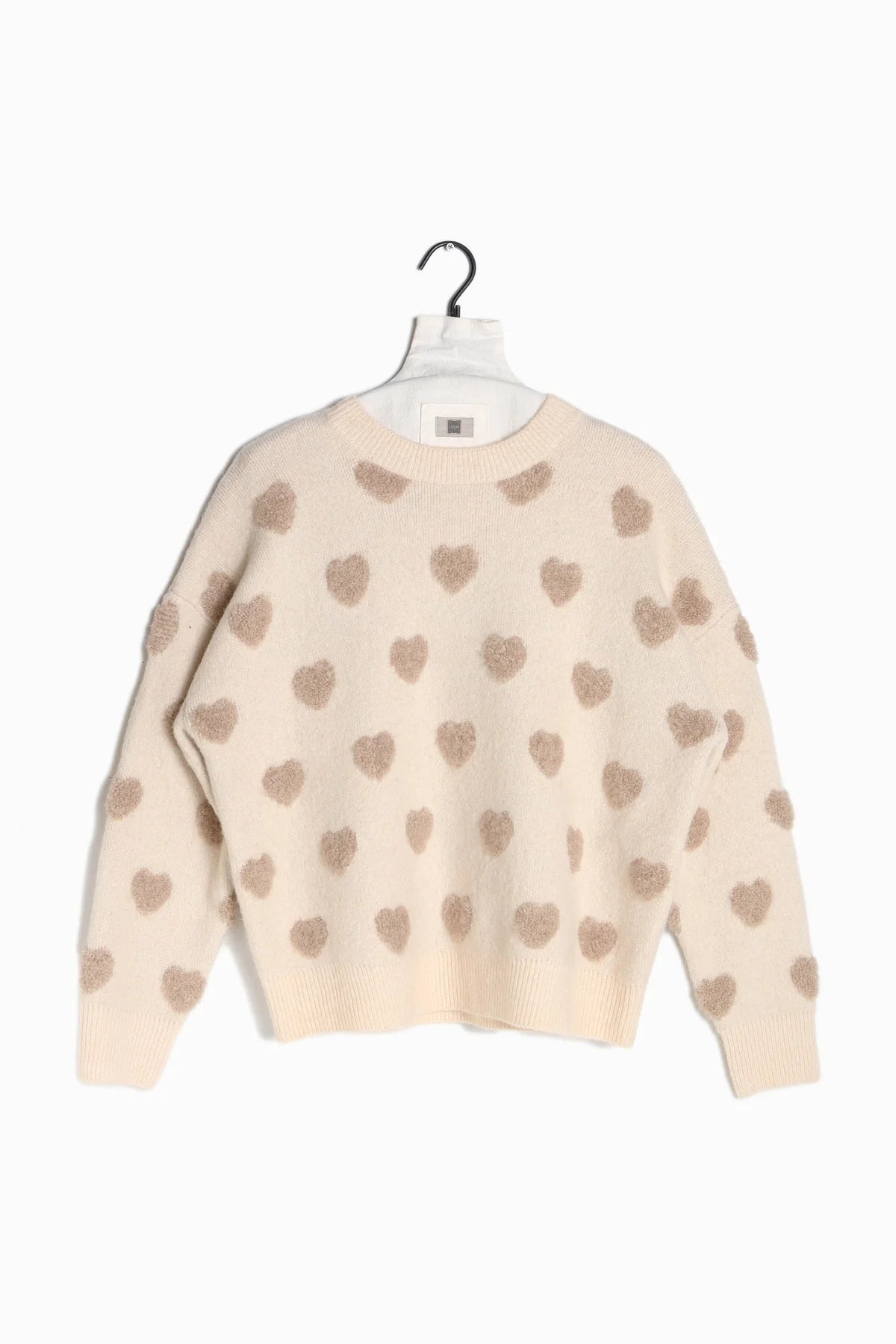 Fuzzy Heart Sweater