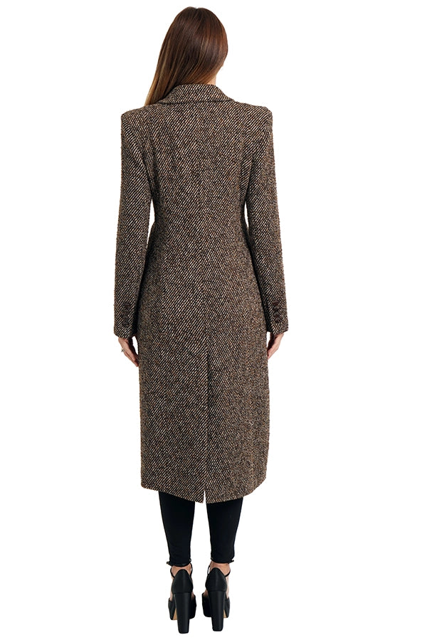Elinor Long Tweed Coat