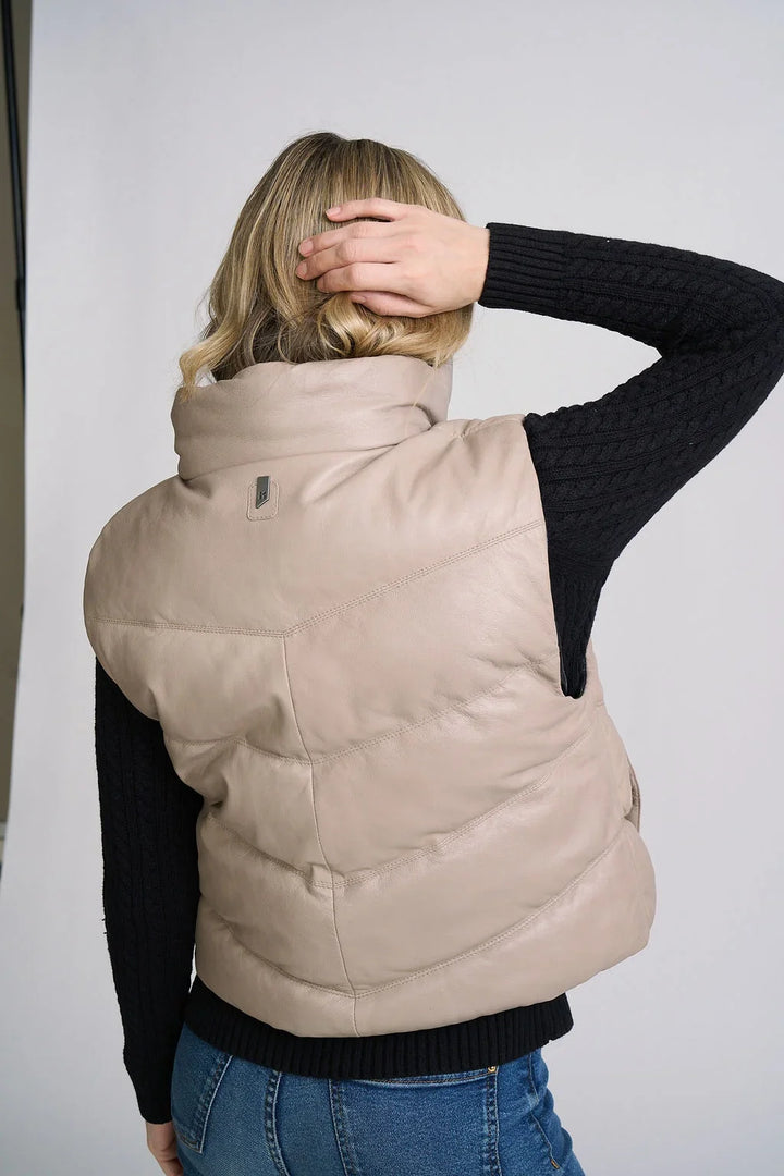 Ellen Reversible Leather Vest