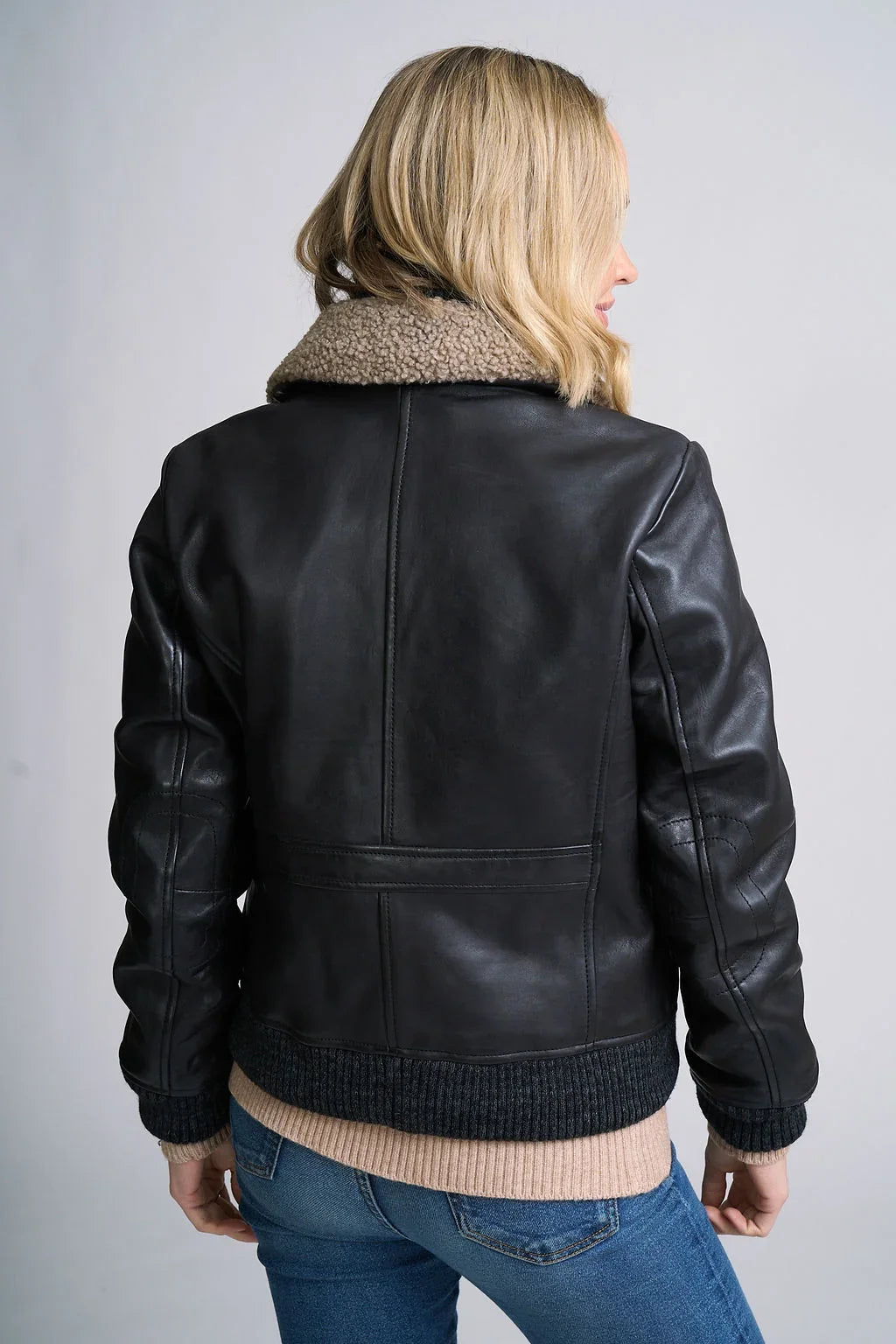 Leather Bomber
