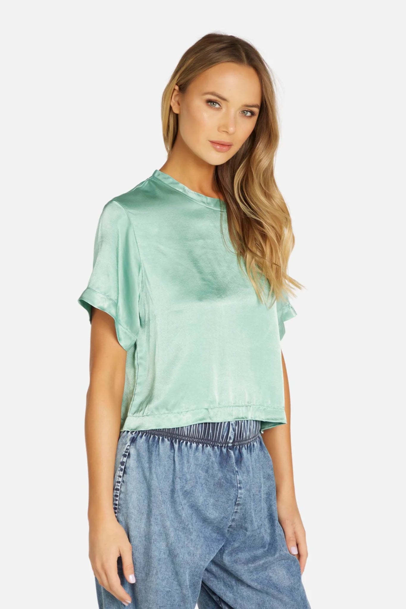 Koen Short Sleeve Boxy Top