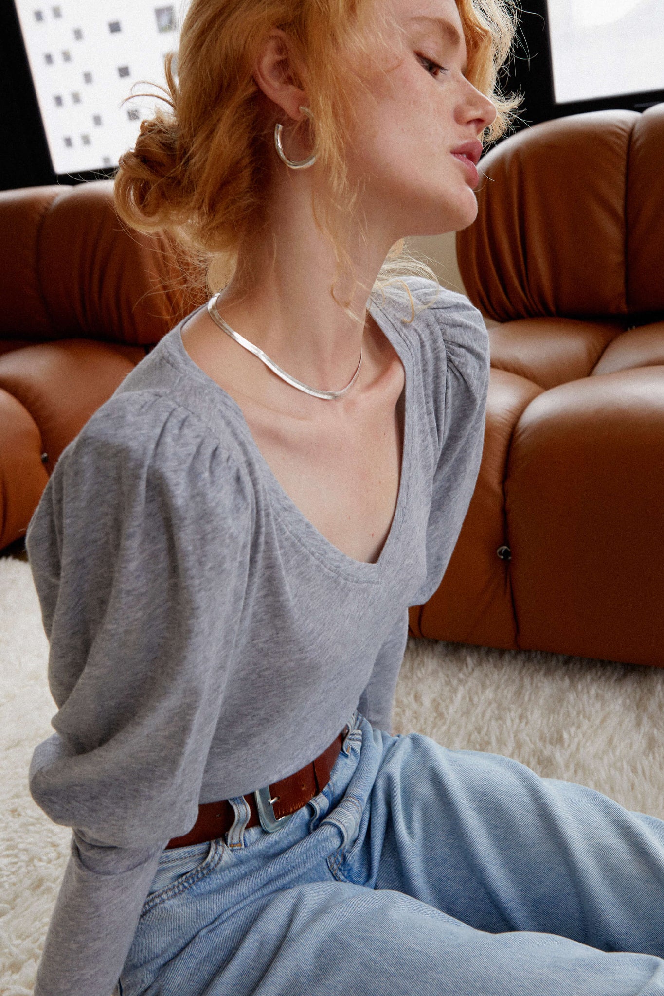 Emilia Long Drama Sleeve Top