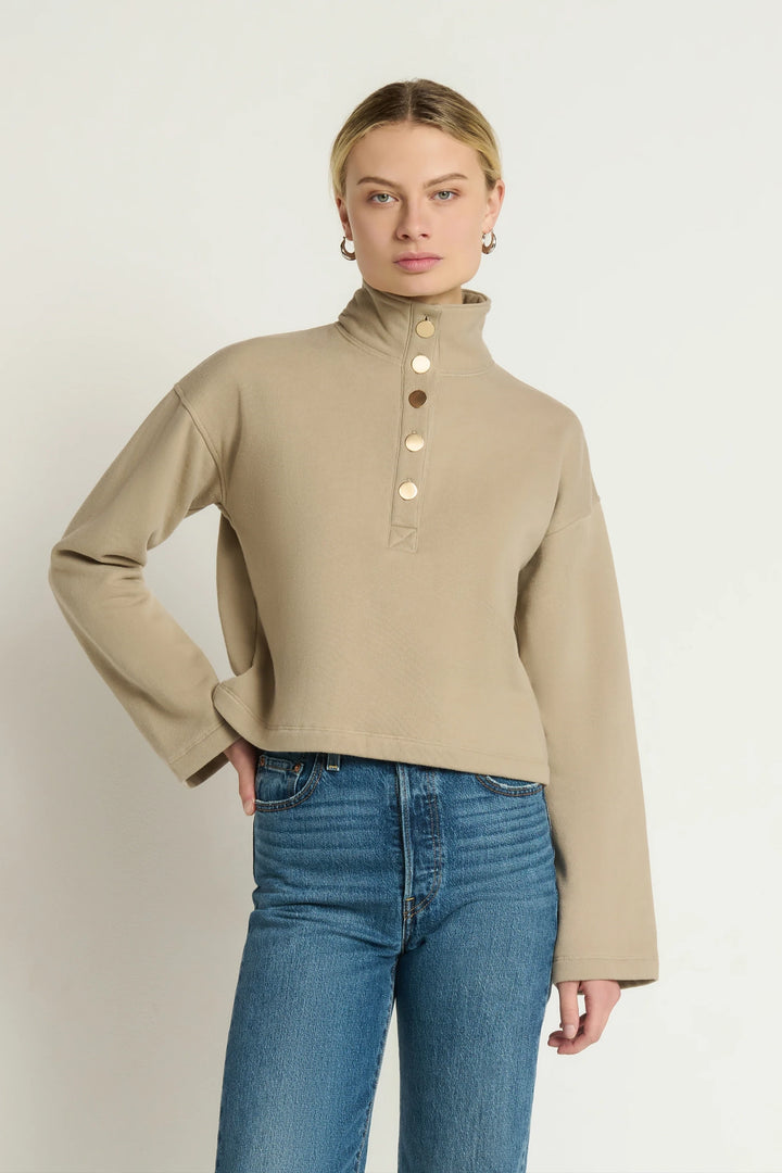 Franz Button Sweatshirt