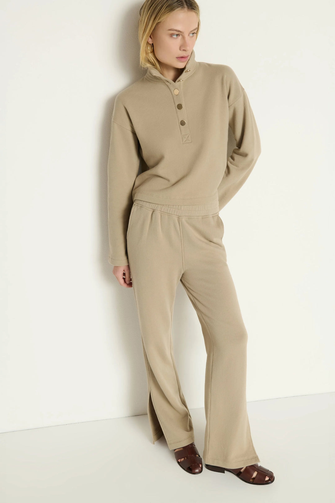 Franz Button Sweatshirt