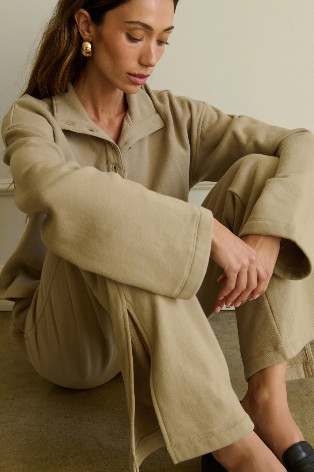 Franz Button Sweatshirt