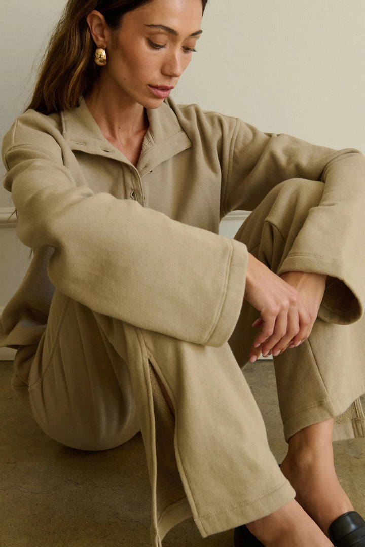 Franz Button Sweatshirt