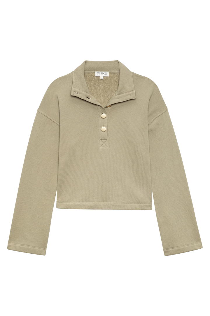 Franz Button Sweatshirt