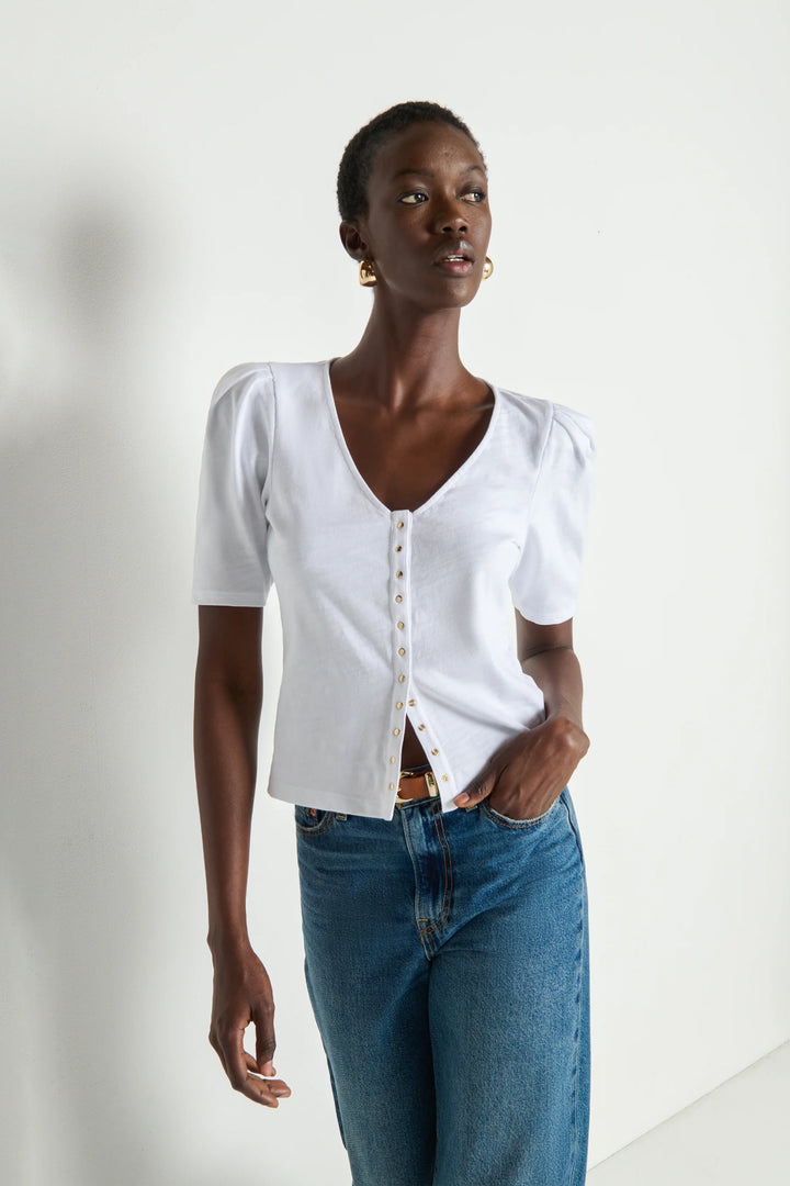 Jen Button Up Top