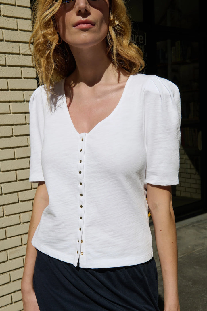 Jen Button Up Top