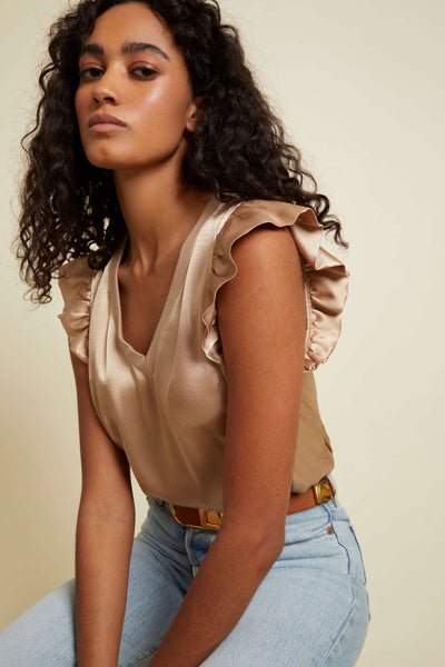 Joey Ruffle Top