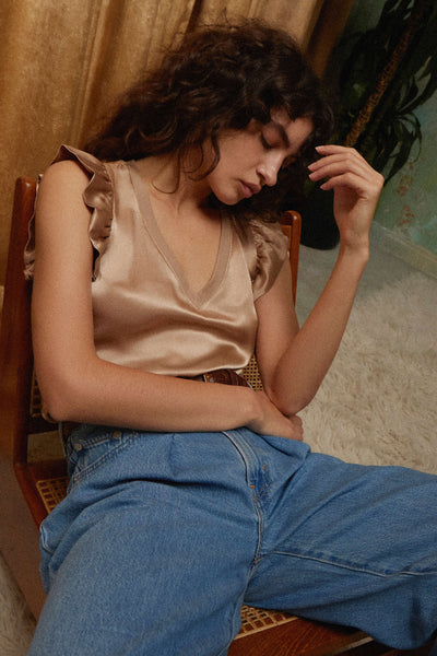 Joey Ruffle Top