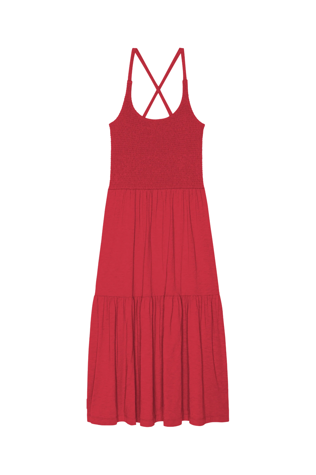 Penelope Smocked Cross Back Dress