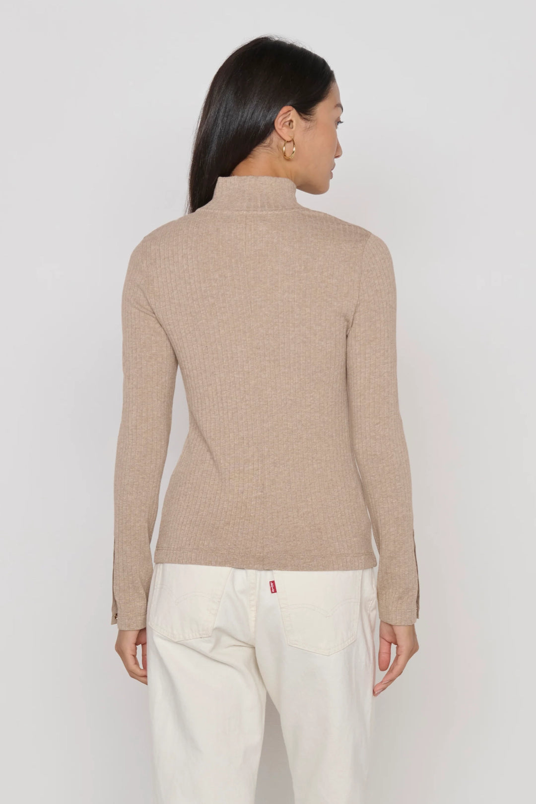 Sheila Gold Button Henley