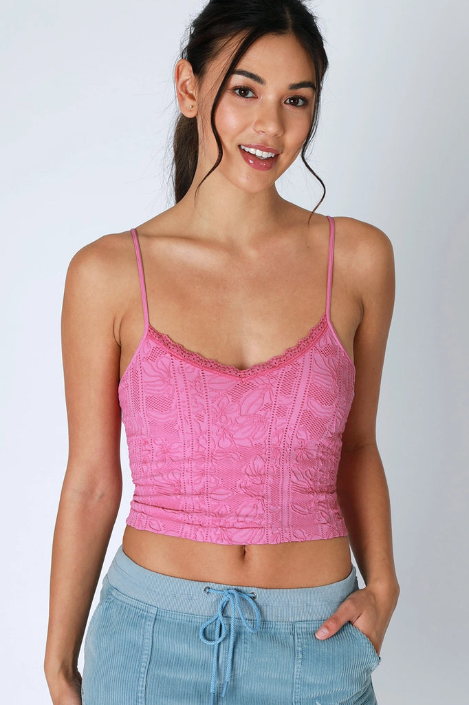 Double Lace Trim Cami – Clothesline Clothing Co.