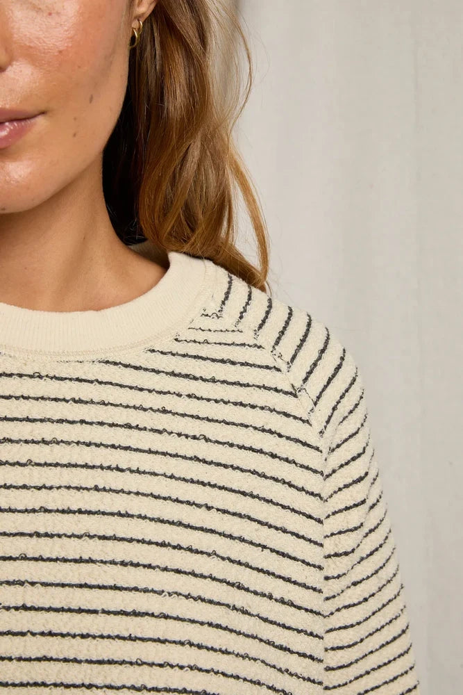Alexi Stripe  Sweatshirt