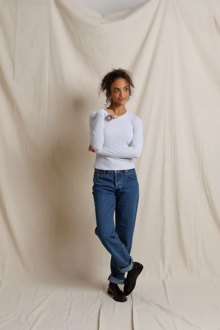 Flora Rib Crew Neck
