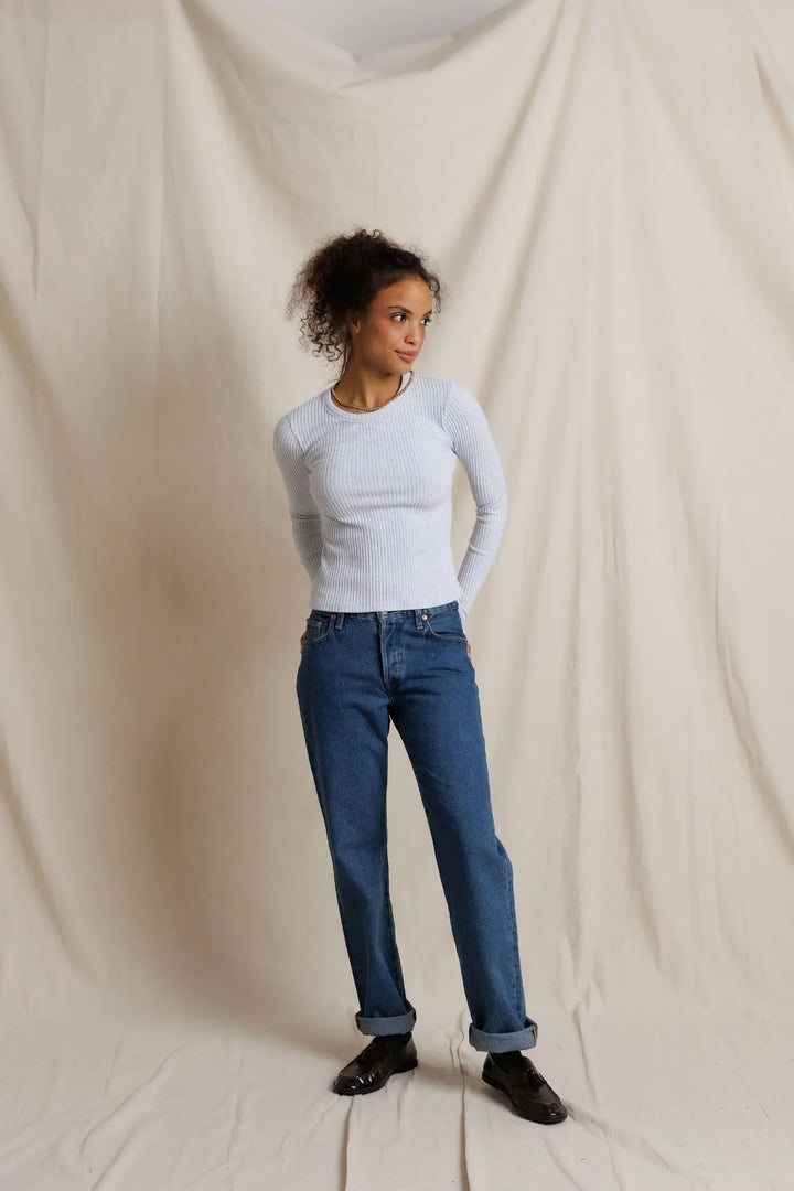 Flora Rib Crew Neck