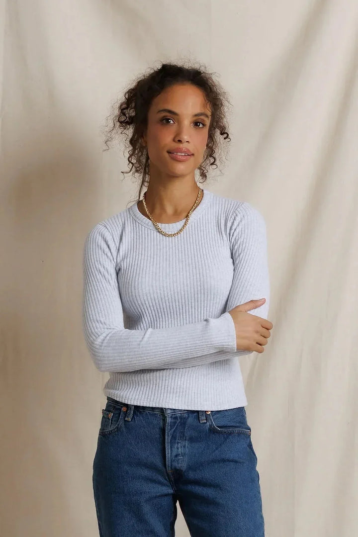 Flora Rib Crew Neck