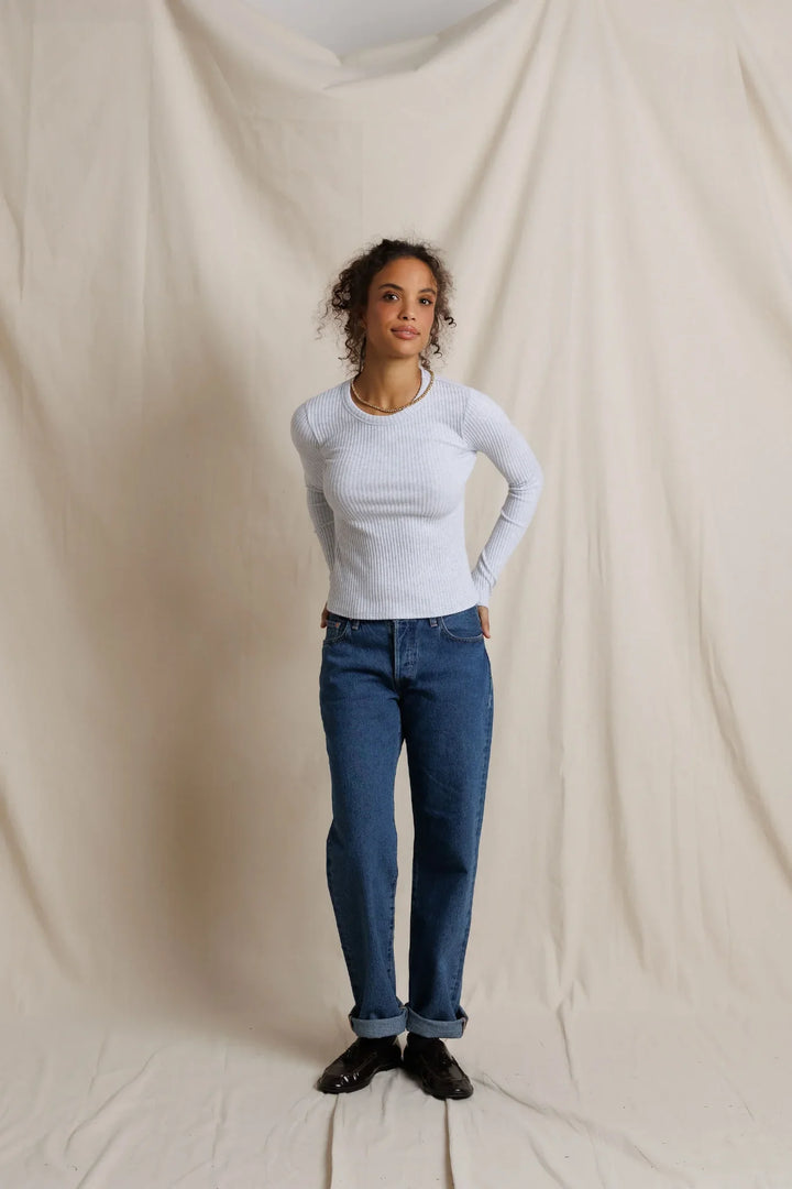 Flora Rib Crew Neck