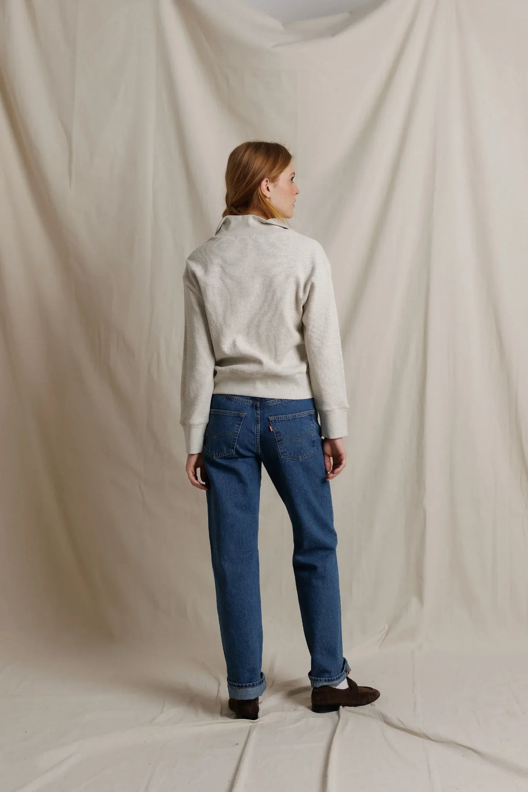 Zia Waffle Placket Top