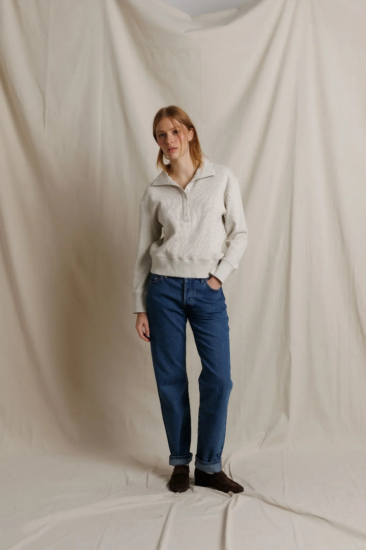 Zia Waffle Placket Top