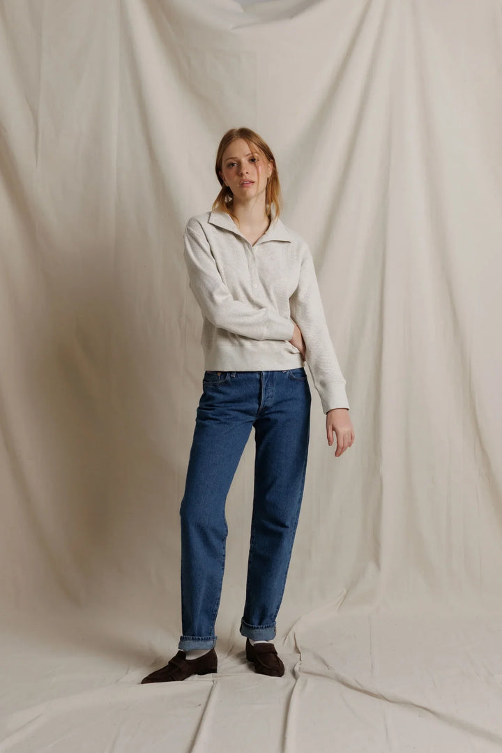 Zia Waffle Placket Top
