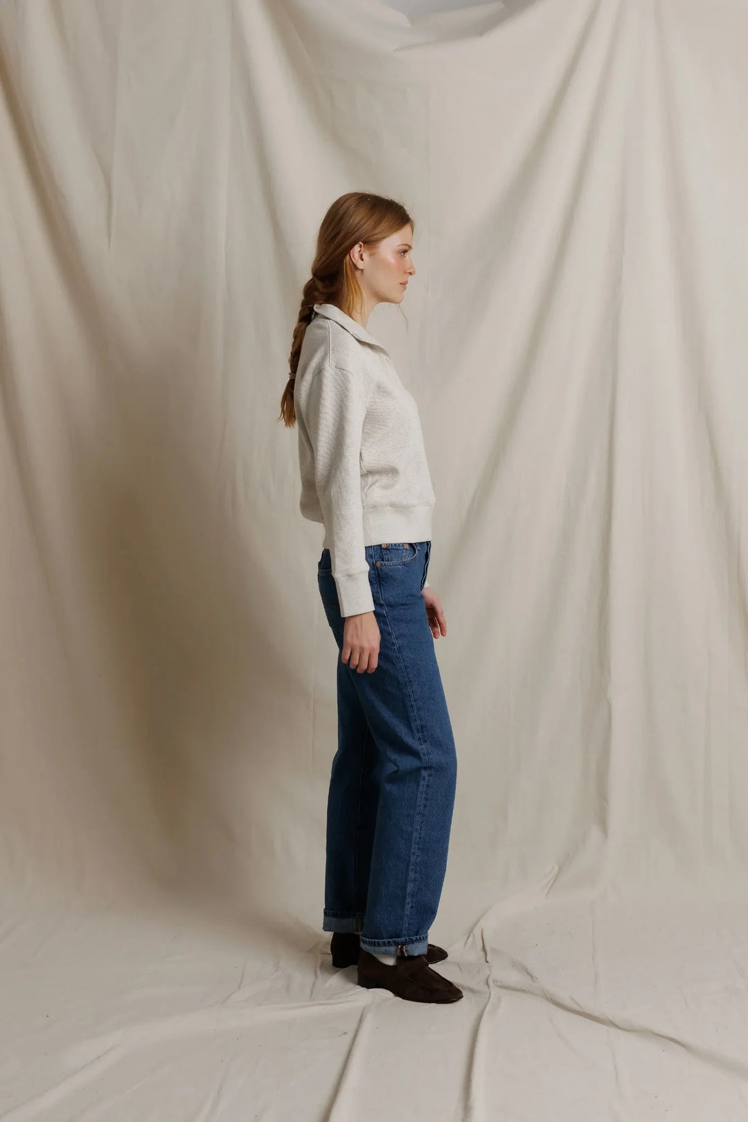 Zia Waffle Placket Top