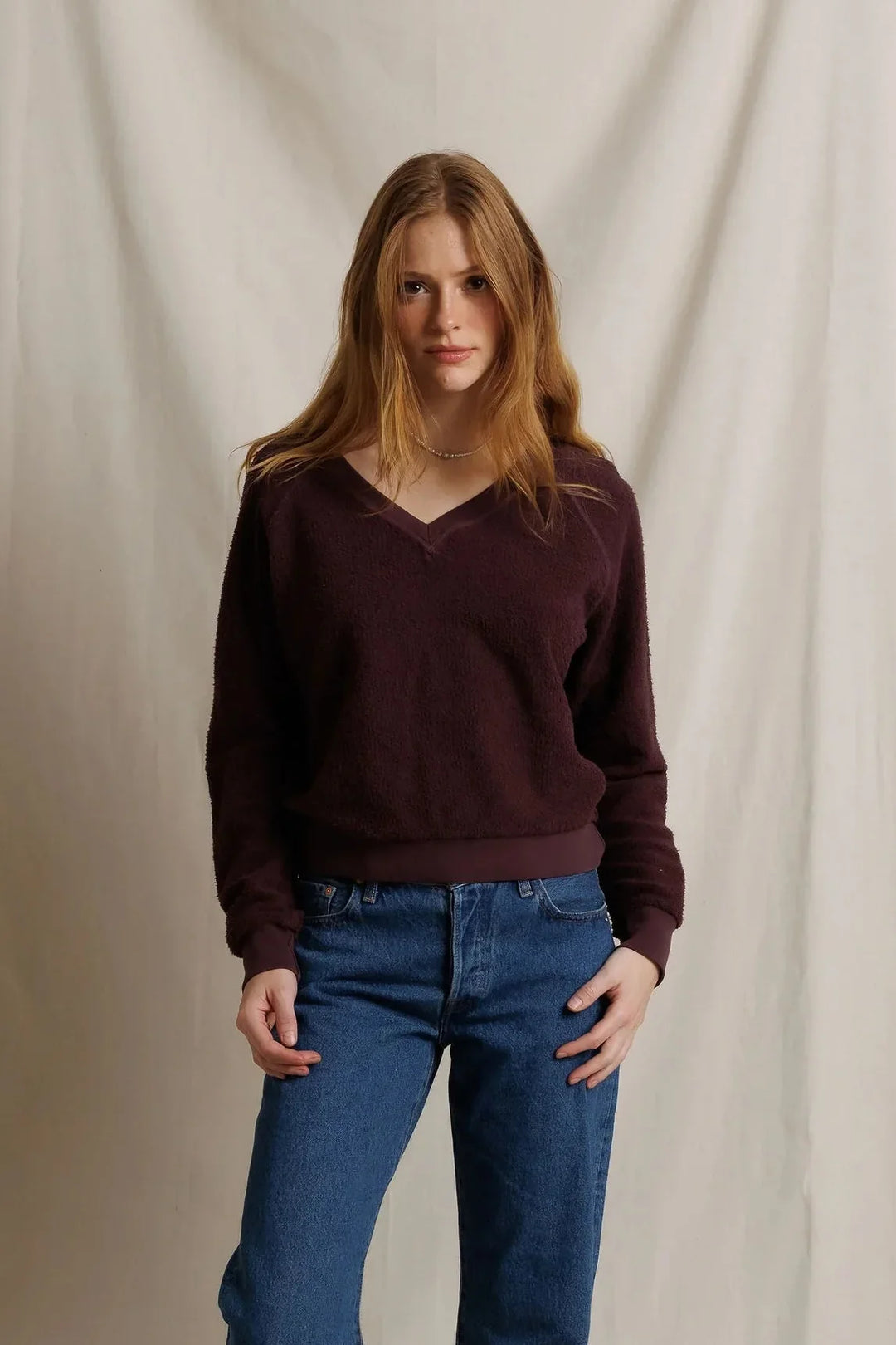 Ziggy V Neck Sweatshirt