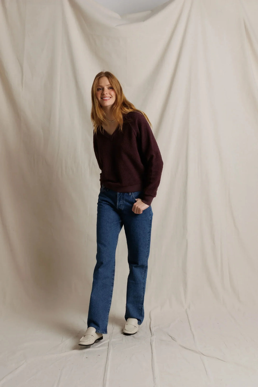 Ziggy V Neck Sweatshirt