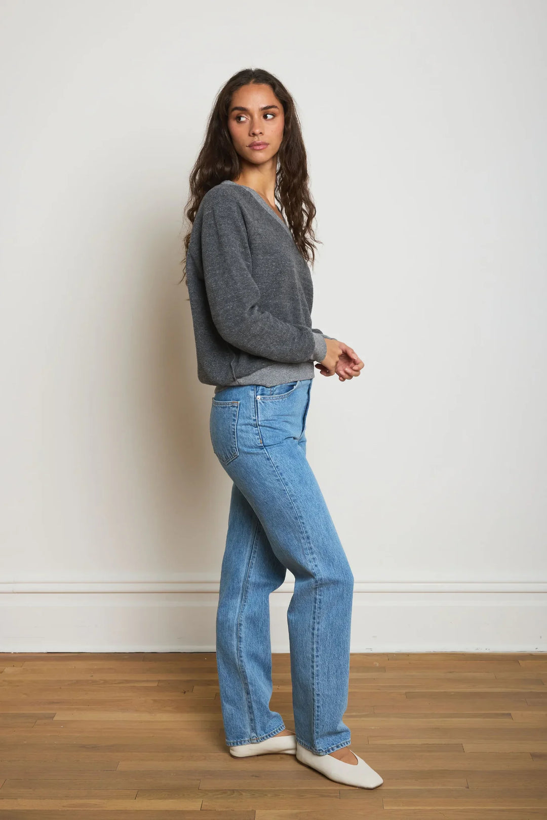 Ziggy V Neck Sweatshirt