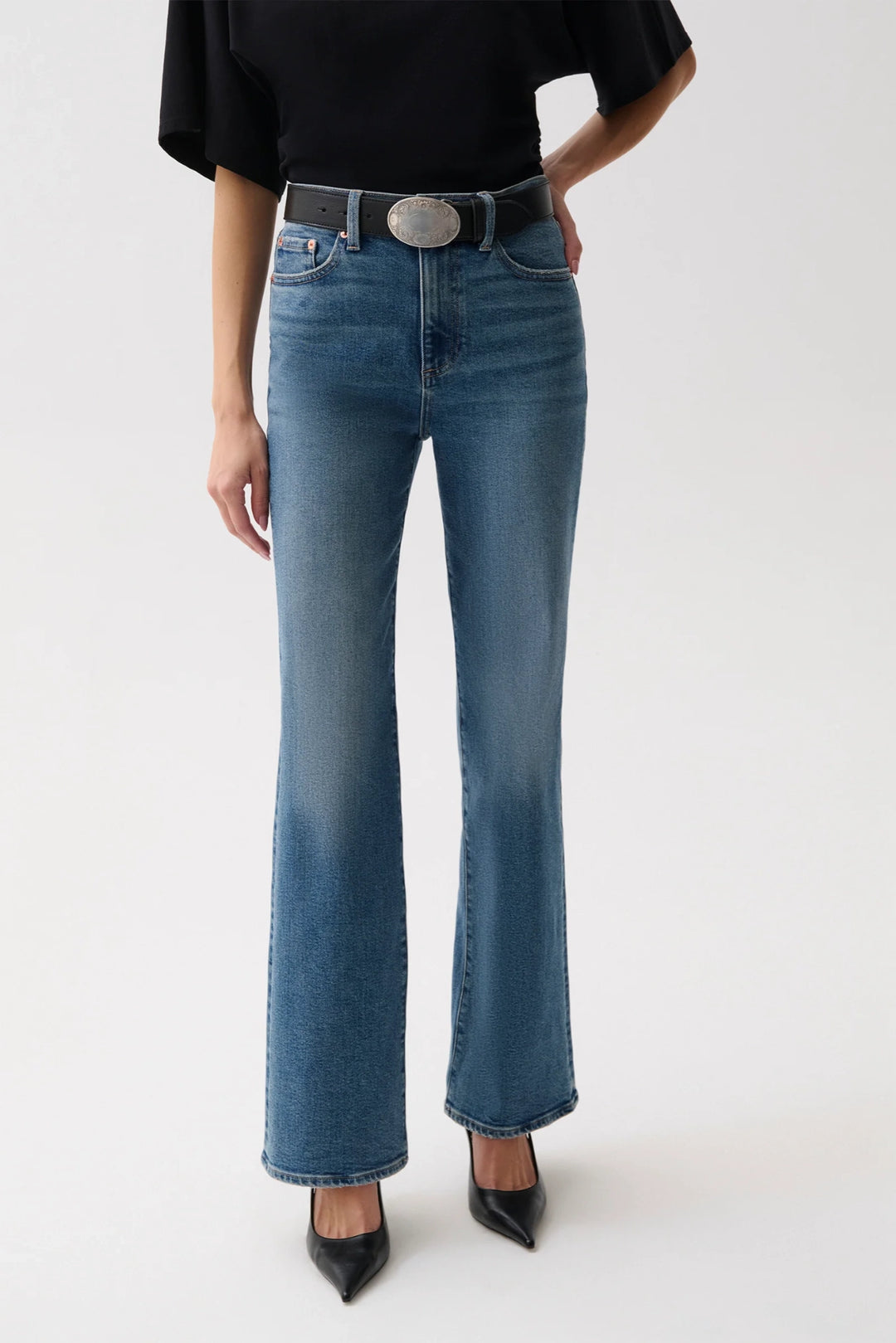 Evie High Rise Boot Cut Jean