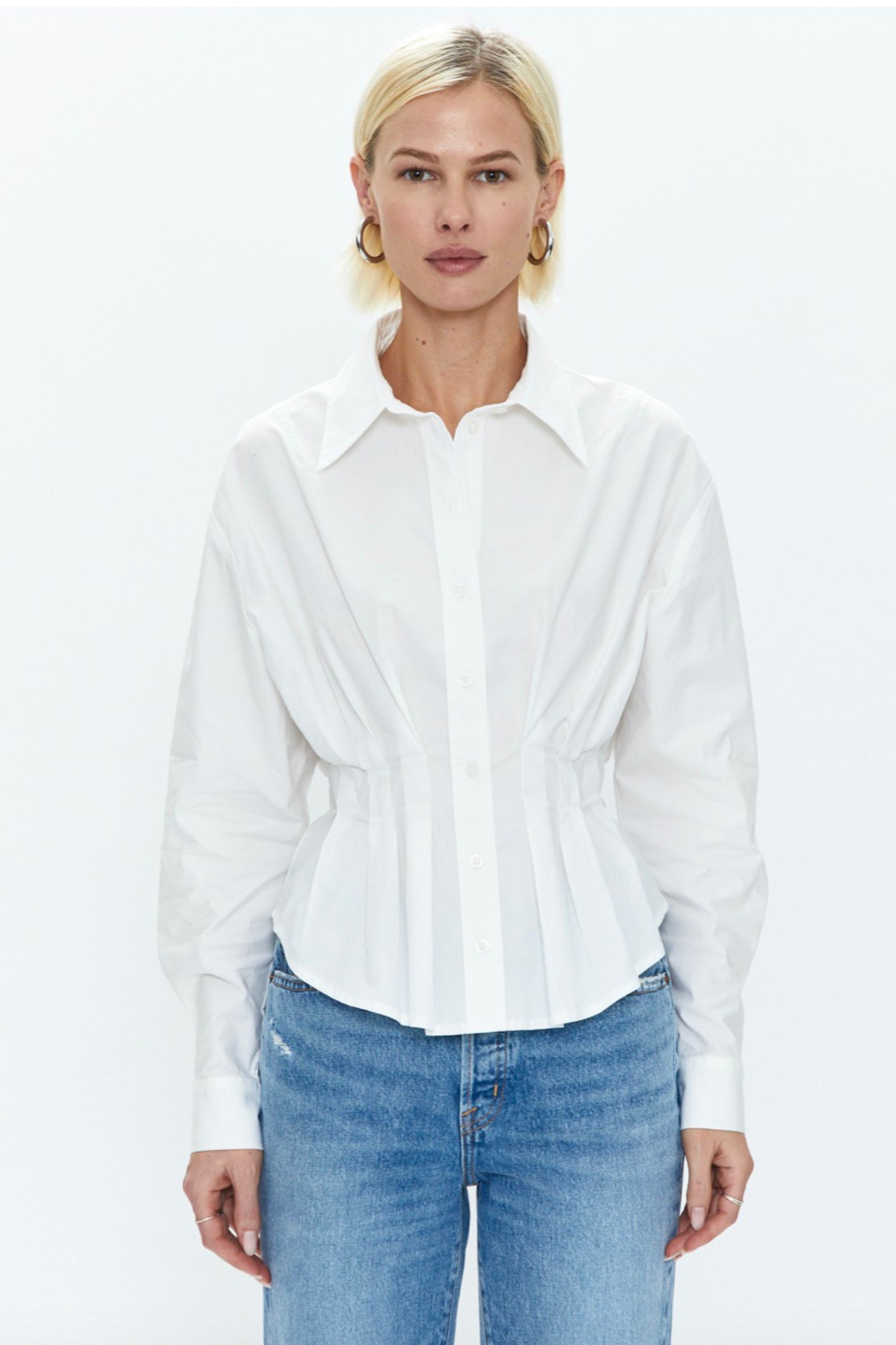 Julie Pleat Top