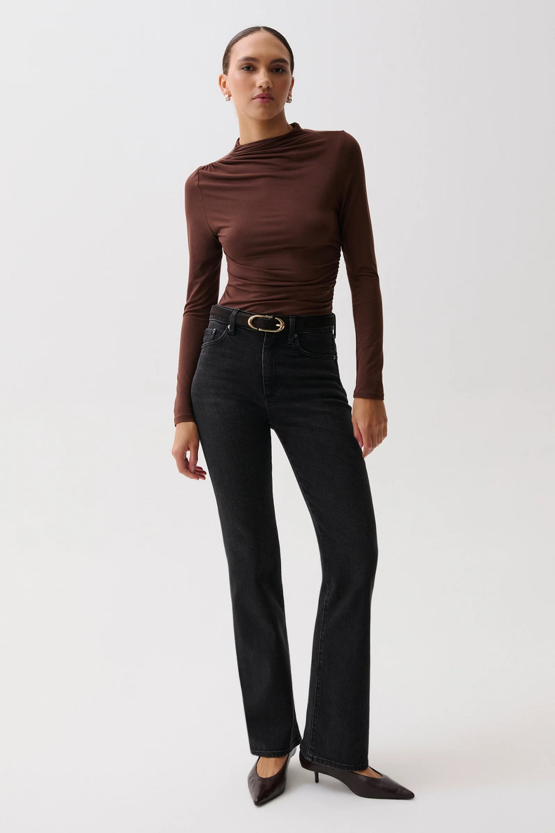 Evie High Rise Flare Jean