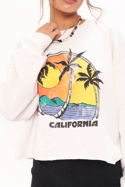 Cropped Cali Sweatshirt