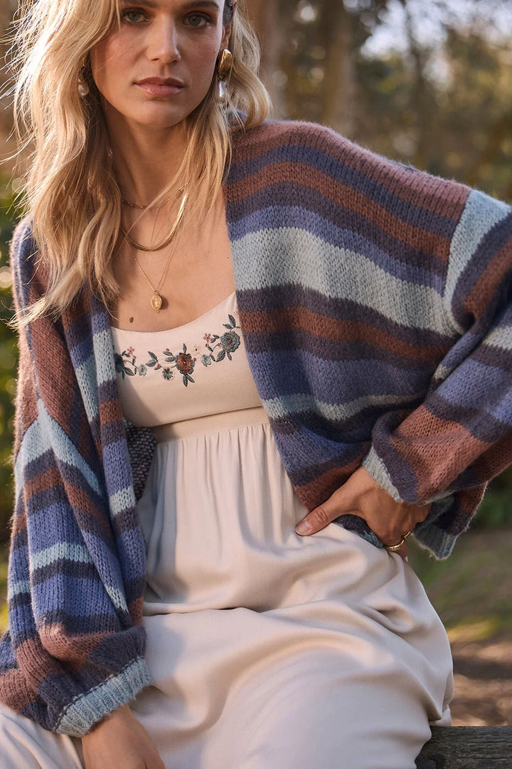Aden Stripe Cardi
