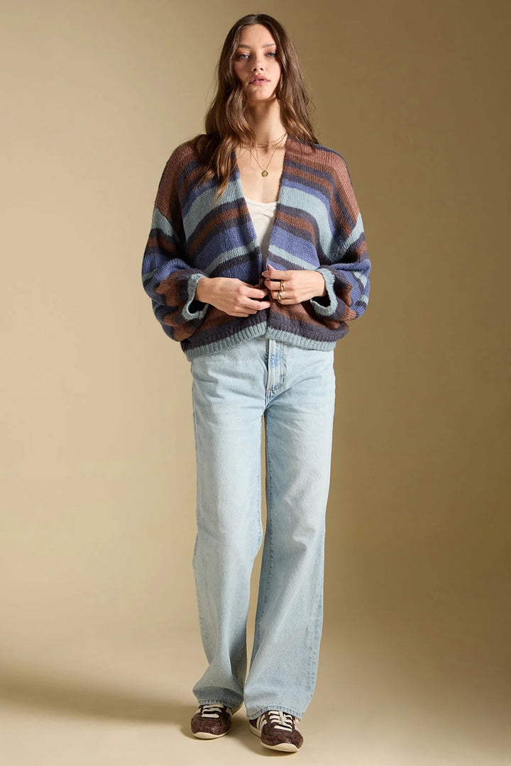 Aden Stripe Cardi