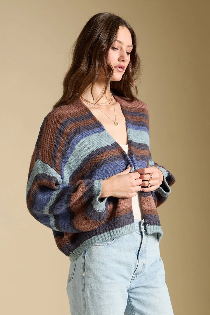 Aden Stripe Cardi