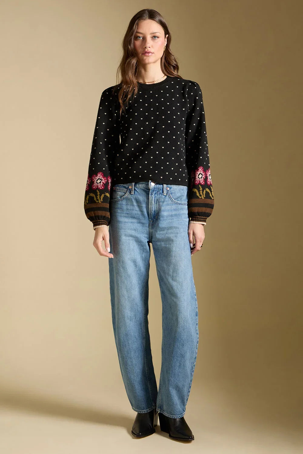 Darra Heart Sweater