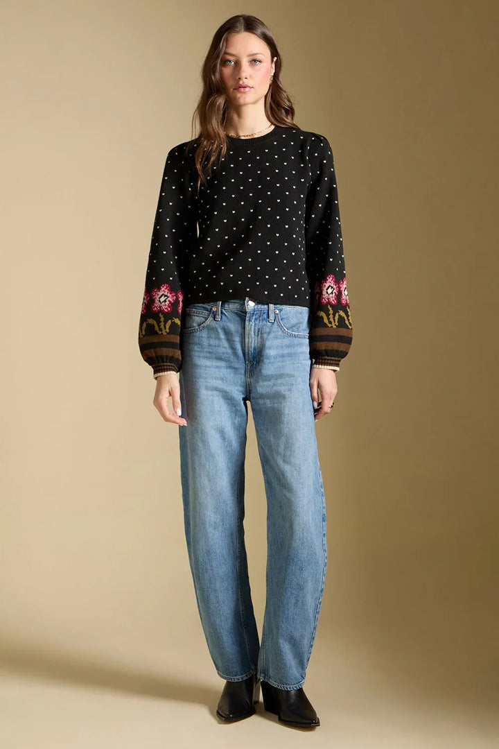 Darra Heart Sweater